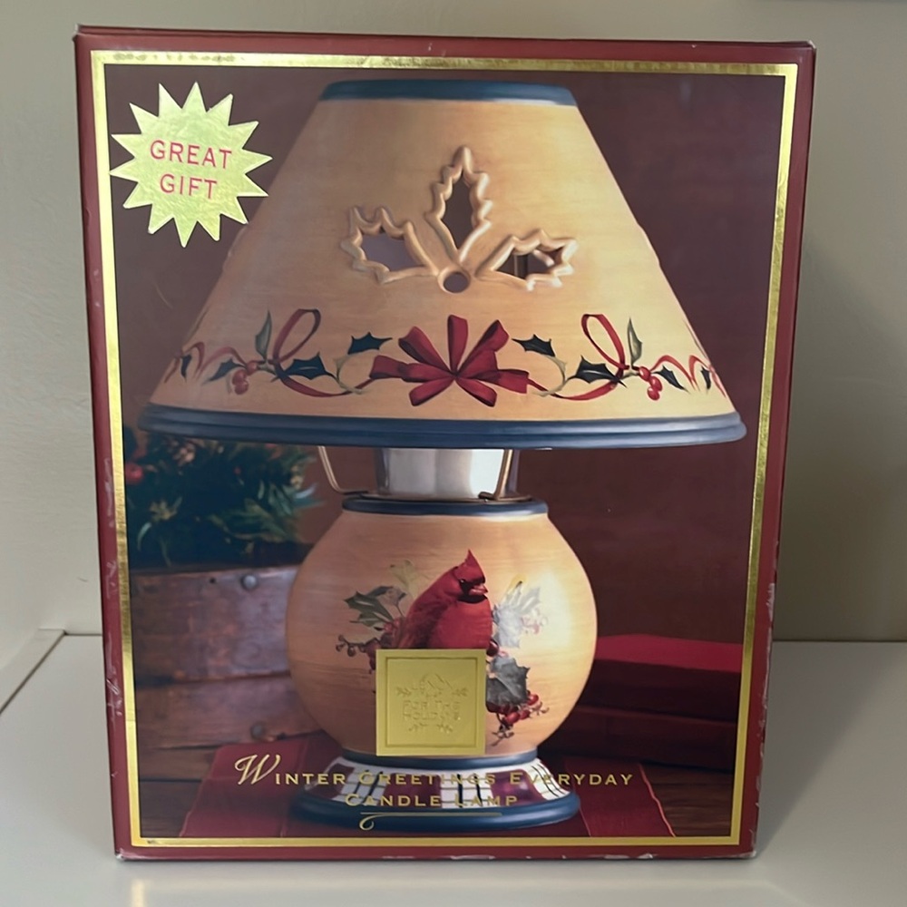 Lenox Winter Greetings Everyday Candle Lamp